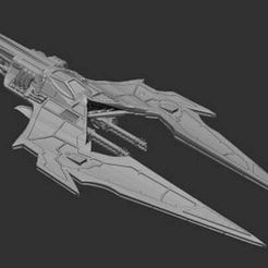 HB_capture_resized.jpg Free OBJ file Chaos Flying Bident・3D printing model to download