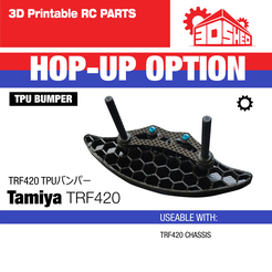 TRF-420-Cover.png Tamiya TRF420 TPU Bumper [Light Weight Version]