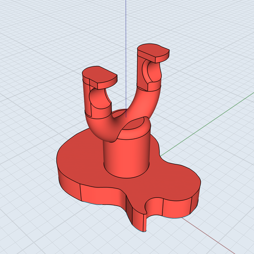 Acoustic Guitar Holder - 3D model önizlemesi