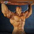 Strongman-1.jpg Arena Strongman, Breath of Fire 3 Miniature, Pre-Supported