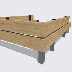 Shapr-Image-2023-03-19-151928.png STL file stake bed rails・3D printing design to download