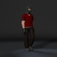 4.1.jpg Animated Gang Man-Rigged 3d game character Low-poly 3D model