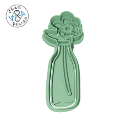 Domestic_Plant_08_C.png STL file Domestic Plant (no 8) - Cookie Cutter - Fondant - Polymer Clay・3D printing template to download