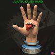 001.jpg Yuji Itadori hand - Sukuna mouth - Jujutsu Kaisen Cosplay Decor 3D print model