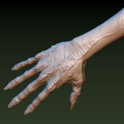 for-renderhub.jpg Descargar archivo OBJ Mano de Zombie • Modelo para imprimir en 3D, 3DPrintArt