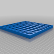 20mm_Cube_Tray_8x8.png 20mm Calibration Cube Storage Tray - Stackable