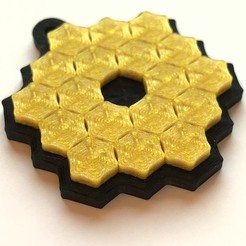 side.png Free STL file JWST keychain・3D printing template to download, ArnaudS