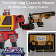 1.png Transformable Cassette Blaster for Transformers Figures