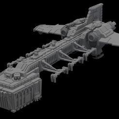 Landing_Craft.jpg Download free STL file 1/4" Scale Orbital Tank Transporter for Enhanced Human Armies • 3D print model, Stroganoff