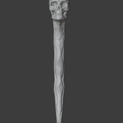 Varita01.png Schädel-Stab - Schädel-Stab