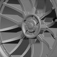 11.jpg Realistic Michelin sports tire and alloy wheel, STL - OBJ file, four versions