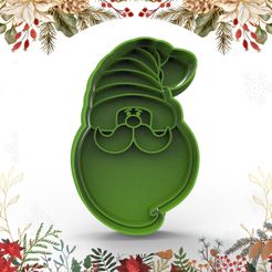 santa-2.jpg WEIHNACHTSMANN WEIHNACHTSPLÄTZCHEN AUSSTECHER
