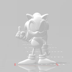 Free STL file Mecha Robo Metal Sonic 2d 3d Sprite 🖼️・3D printer