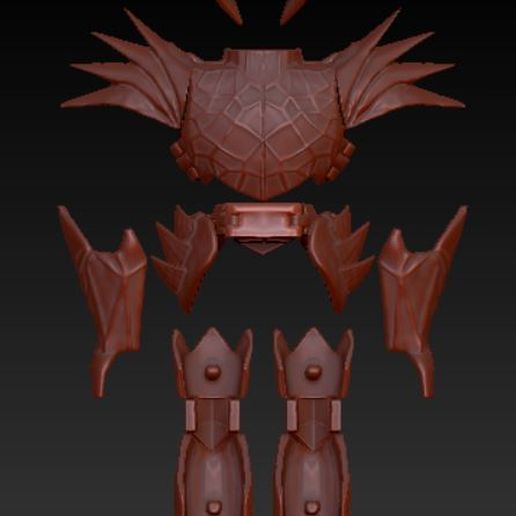 saint seiya vintage , odin asgard, knight of the zodiac 3D model