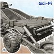 7.jpg Post-apocalyptic car with armed turret and spiked rollers (20) - Future Sci-Fi SF Post apocalyptic Tabletop Scifi