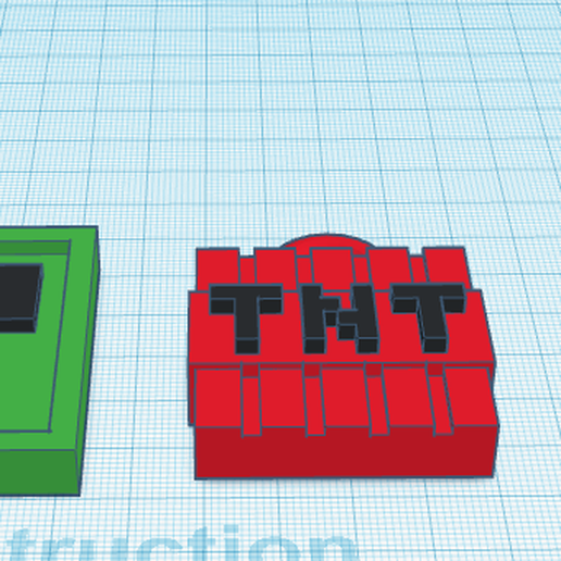 Minecraft keychain 3D model