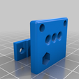 smooth_rod_clamp_10mm.png Smooth rod clamp holder for MakerBot Mech Endstop v1.2