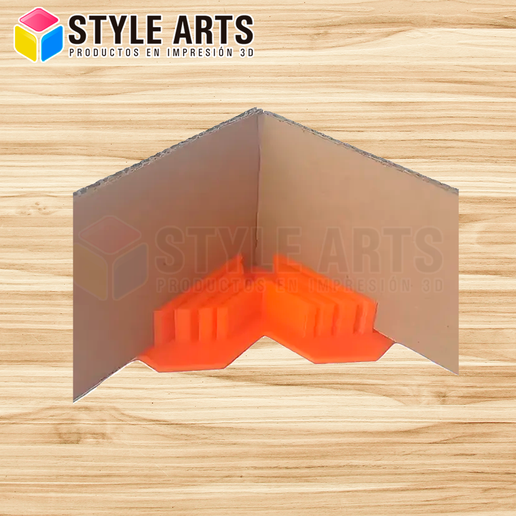 Corner bracket for assembling and gluing of boxes