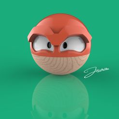 Free STL file Voltorb [Pokémon] 🦸・Object to download and to 3D print・Cults