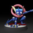Greninja01.jpg "Froakie,Frogadier,Greninja EVOLUTION 3 IN 1 PACK- FAN ART - POKÉMON