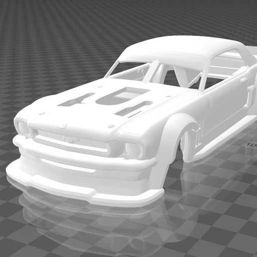 Captura-de-pantalla-2026-01-01-154104.jpg 1965 Ford Mustang Hoonicorn V2 (RTR) – One Piece Body Shell (Body Car) – STL 3D Print