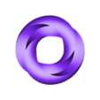 4_section_cross_section_B_v0.STL Dual Material - torus with spiraling cross section