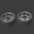 e1.jpg ULtra Light 5 spokes WHEEL SET FRONT AND REAR 3