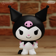 Kuromi03.png Kuromi Hello Kitty 3 models Cute Kawaii Sanrio