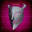3.jpg Demiurge Mask Cosplay Overlord - STL File 3D print model