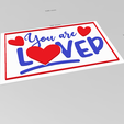 Message-in-a-frame-frame-size-A6-100mm-x-150mm.png Frame Art - You are Loved