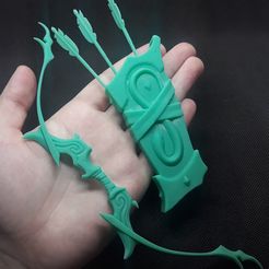 1.jpg STL file Snake bow・3D printing design to download