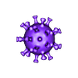 FloatingVirus_virus.stl Floating Virus