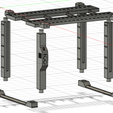 Lift-4-poteaux-2.png 1/24 Elevateur de garage 4 poteaux / 4 post garage lift diecast