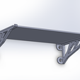 AssemblyPreview.PNG Topological Optimized Tree Branch Floating Shelf Wall Mounted