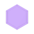 6 mag hex top.stl Caixa-forte de dados hexagonais com ímanes