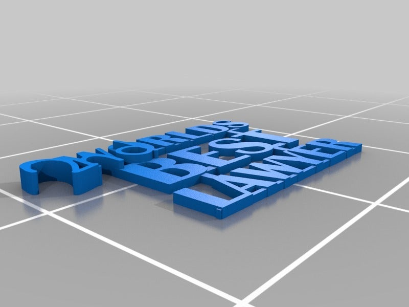 Download free stl file worlds 2nd best lawyer better call saul 3d