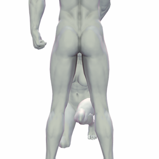 Sex position 3D model