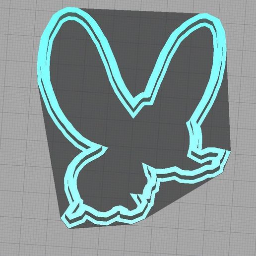Cookie cutter - cookie cutter - Dumbo - Disney - 3D model önizlemesi