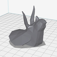 Sin_título-4.png LowPoly Triceratops Head