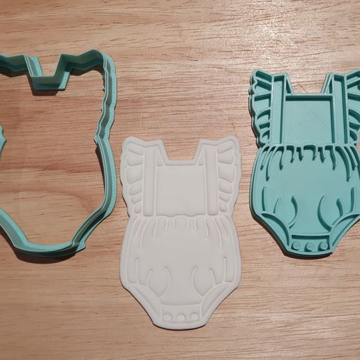 Cookie Cutters - Baby Maddison Romper 3D model