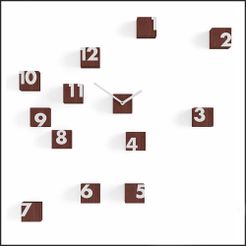 Time wenge.jpg DECORATIVE WALL CLOCK - 08