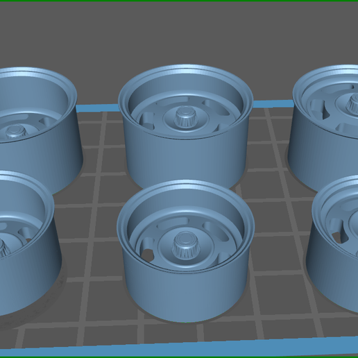 chevy rally wheels 3D model