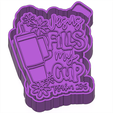 ink.png Jesus Fills My Cup Freshie STL Mold Housing
