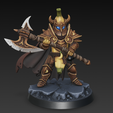 Acquisizione-schermata-29.10.2025-alle-10.52.36.png BANANA BIG AXE KNIGHT - FRUIT WARRIOR FANTASY MINIATURE
