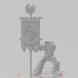 8.png STL file Sons of Horus XVI Legion Banner・Model to download and 3D print, OroslanFirsov