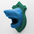 download.png Free STL file Shark Head・3D print object to download, DDDeco