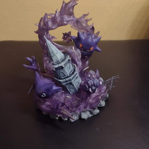 IMG_20211219_224453156.jpg Diorama Pokemon Gengar, gastly and Haunter