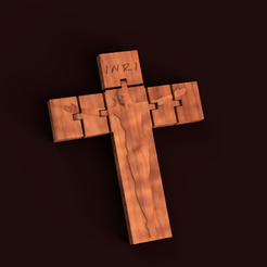 CruzArticulada_2023.png Archivo STL Cruz articulada・Plan imprimible en 3D para descargar