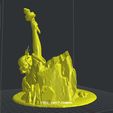 Picture04.jpg Statue of Liberty from Planet of the Apes - Digital Download STL for 3D Printer - Final Scene