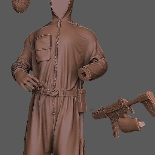 11.jpg Soldado del Juego del Calamar - Modelo de impresión 3D